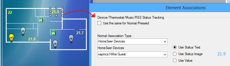 homeseer virtual device